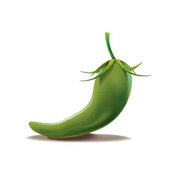 Green Chili Illustrazione stock