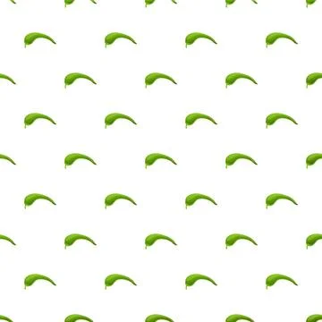 Green chili pepper seamless pattern creating food background Stock Illustration