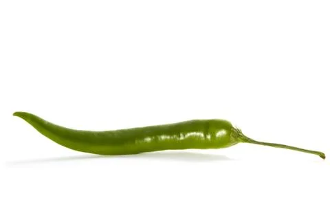 Green chilli pepper Stock Photos