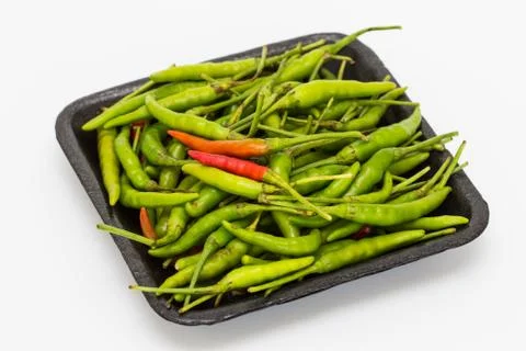 Green chilli. Stock Photos