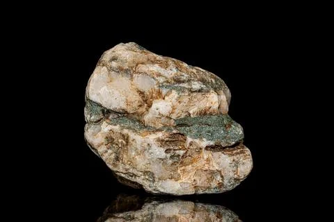 Green chlorite mineral Stock Photos