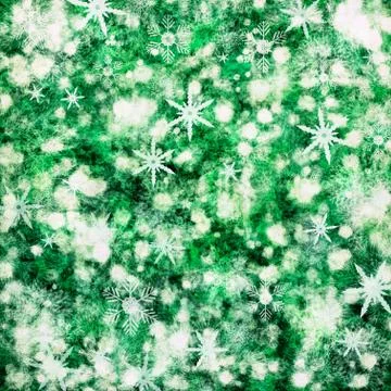 Green christmas  background Stock Illustration