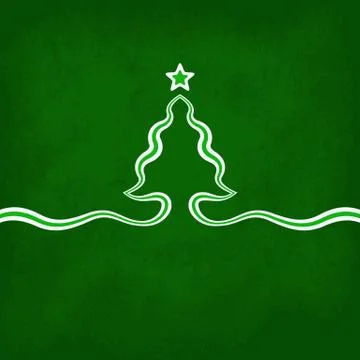 Green christmas background Stock Illustration