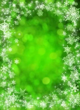 Green christmas background Stock Illustration