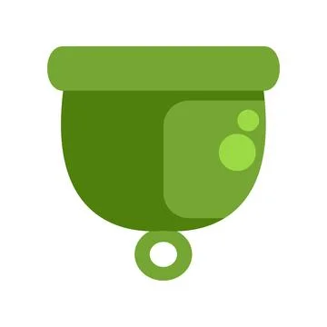 Green christmas bell icon vector illustration Stock Illustration