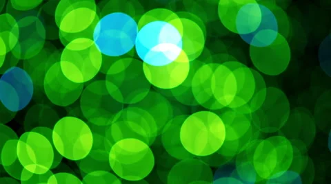 Green Christmas lights. Stock Footage 66339339
