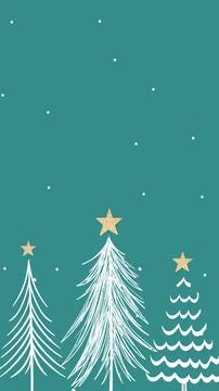 Green Christmas tree Stock-Illustration