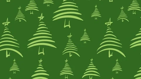 Green Christmas trees Stock Footage 99794697