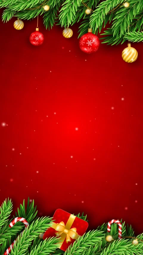 Green Christmas Vertical Background Animation Stock Footage 292794361