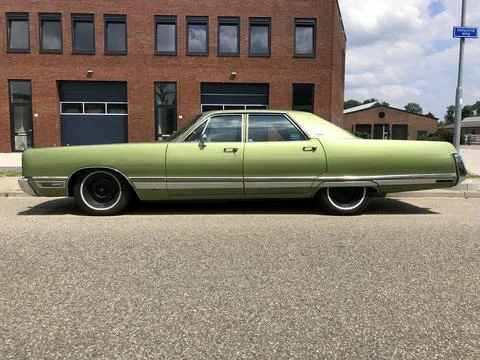 Green Chrysler New Yorker Stock Photos