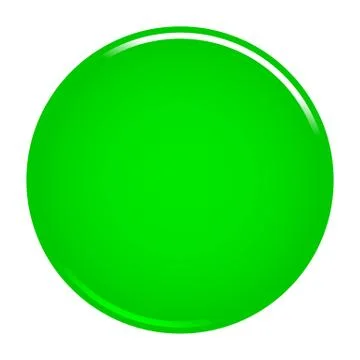 Green Circle Button Blank Web Internet Icon Illustrazione stock