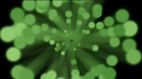 Green circle column launch from central,disco party background.cells,drugs,egg Stock Footage 862603