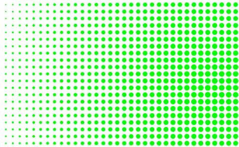 Green circle consisting of small circles Stock Illustration