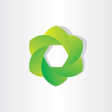 Green circle ecology design element Stock-Illustration