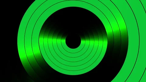 Green circle horizontal Stock Footage 304013994
