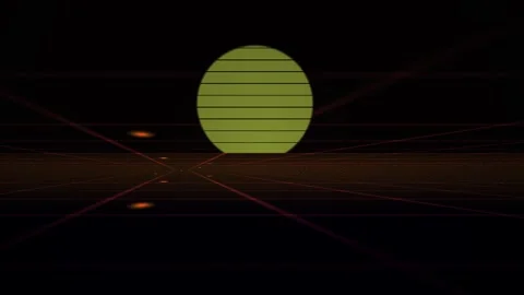 Green Circle Light Emitting Object Animation. Stock Footage 333926786