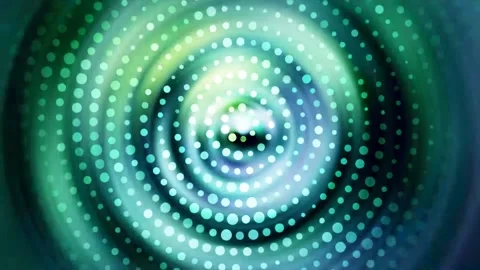 Green Circle Shape Lights Background Loop Video stock 202891173