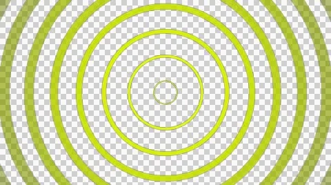 Green circle simple  with alpha  Video stock 45995208