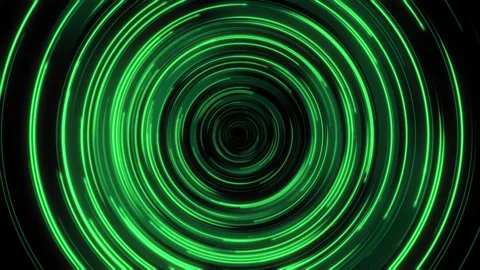 Green Circle Spinners Stock Footage 273580508
