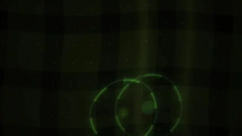 Green circle technology background animation. Stock Footage 340031317