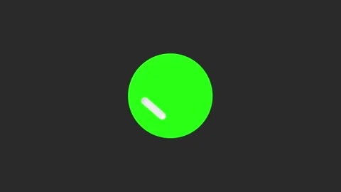 Green circle on white check mark for successful completion icon.A simple gr.. Vídeo Stock 330317563