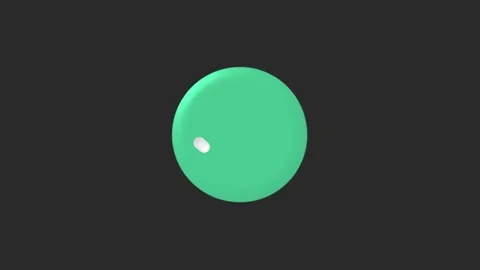 Green circle on white check mark for successful completion icon.A simple gr.. Vídeo Stock 330317569