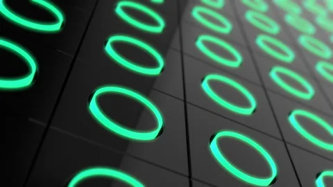 Green circles abstract background Stock Footage 275012083