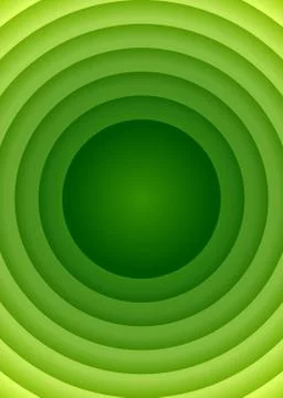 Green circles background. Isolated Vector Illustration Stock Illustration