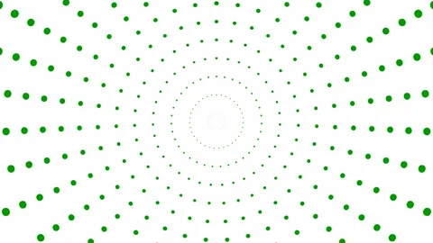 Green circles dots white Stock Footage 221700103