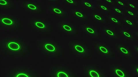 Green Circles Elements Animation. Stock Footage 219806083