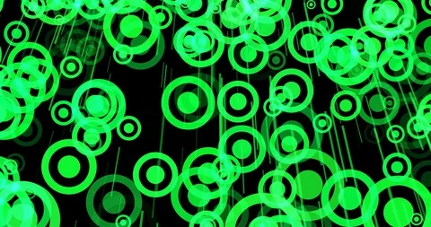 Green Circles Stock Footage 113900299