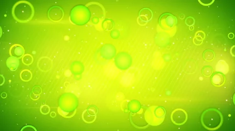 Green circles loopable background Stock Footage 44245962
