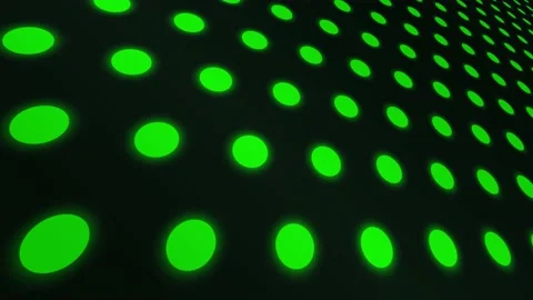 Green circles pattern motion perspective background Stock Footage 134645285