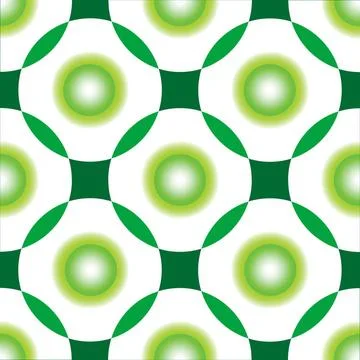 Green circles seamless pattern green circles seamless pattern, abstract dr... Stock Photos