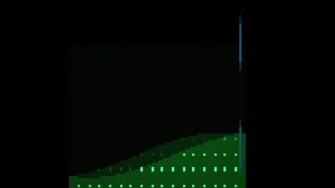 Green circuit board on black background. Stock Footage 334885012