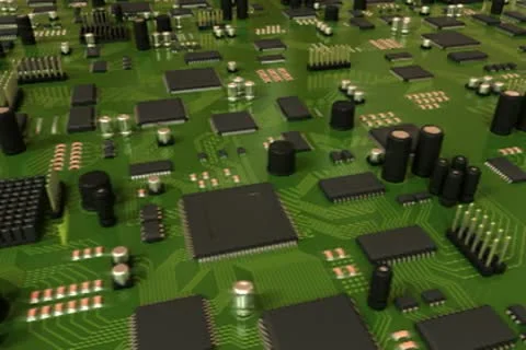 Green Circuit Board. HD Loop. Stock Footage 10592837