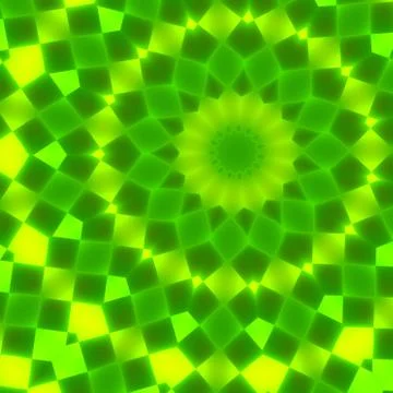 Green circular abstract geometry background Stock Illustration