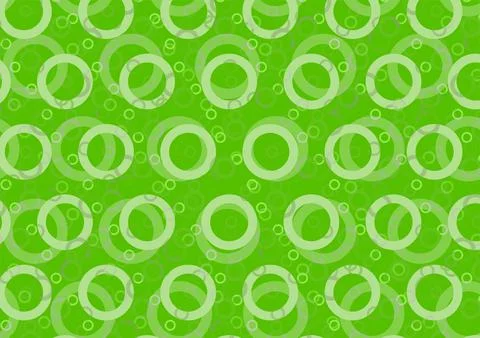 Green Circular Abstract Pattern Background With Repeating Rings And Retro G.. イラスト素材