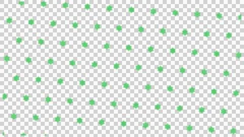 Green Circular Dot Grid Pattern on White Stock Illustration