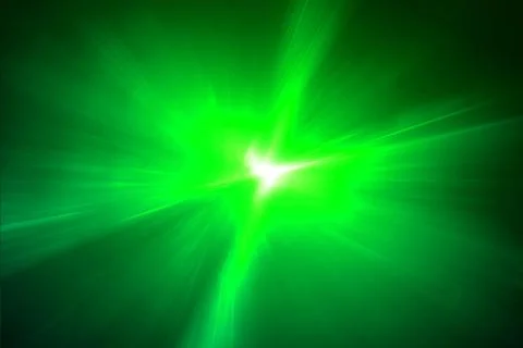 Green circular glow wave. lighting effect abstract background. Stock Illustration