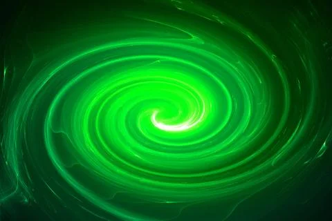 Green circular glow wave. lighting effect abstract background. Stock Illustration