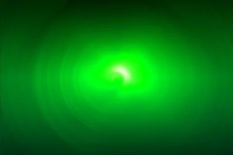 Green circular glow wave. lighting effect abstract background. Stock Illustration