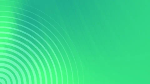 Green Circular Lines Pattern Background Loop. Stock Footage 286429514