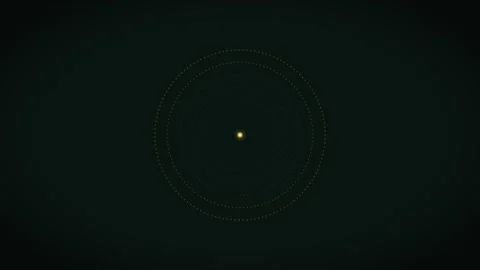 Green circular patterns create a vibrant design in modern graphics Stock Footage 336994440