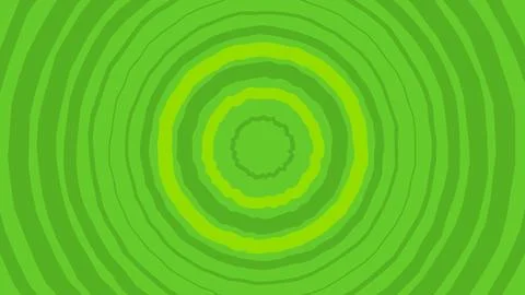 Green circular ripple pattern abstract background Stock Illustration
