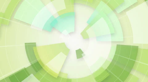 Green circular segments loop background Stock Footage 37447301