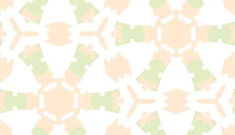 Green Circular Shapes Pattern Stock Illustration