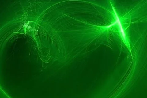Green circular wave glow. lighting effect abstract background for your busine Stock Illustration