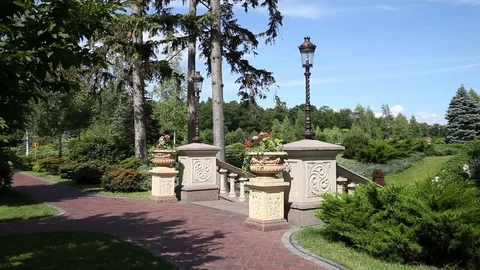 Green city park 動画素材 77416445
