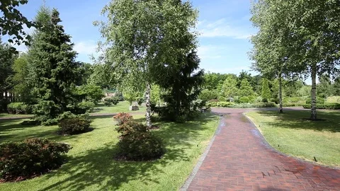 Green city park Stockbeeldmateriaal 77416648